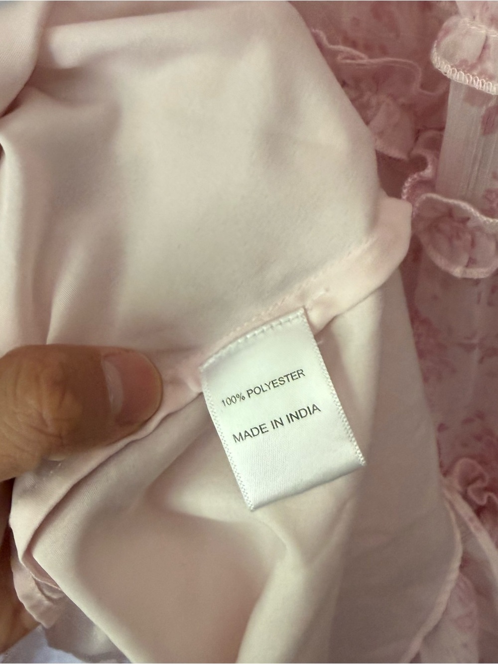 IVY CITY CO. Pink floral puff short sleeve square neck ruffle tiered midi dress - Picture 7 of 7
